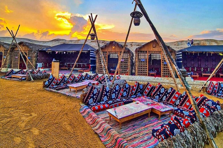 From Cairo: Desert night, Bedouin dinner, coffee & show