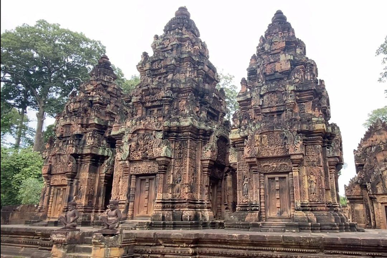 Visite d&#039;Angkor privée d&#039;une journée entière avec coucher ou lever de soleilSiem Reap : Angkor Wat, Angkor Thom, Ta Prohm et Banteay Kdei