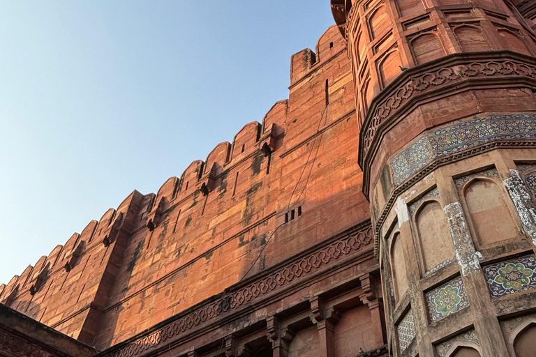 From Delhi: Taj Mahal Sunrise, Agra Fort & Akbar’s Tomb Tour Private Live Tour Guide only