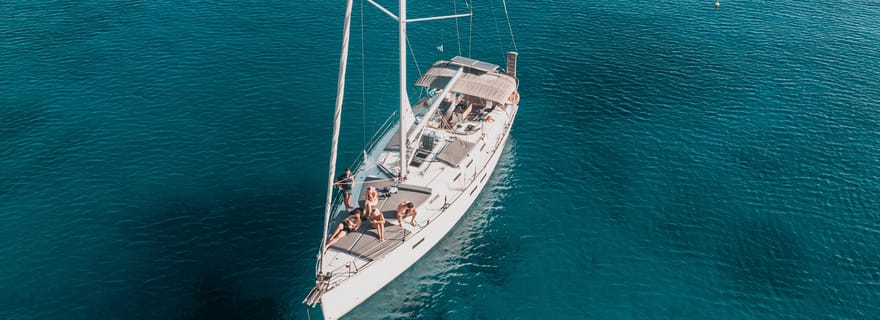 Kissamos : croisière au coucher du soleil dans la lagune de Balos avec baignade et collation
