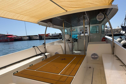 Private Comino Sunset Cruise with Food & Wine Options