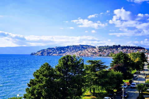 Ohrid: Lake Ohrid Sunset Cruise with Wine & Brandy