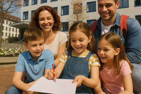 Tour enigmistico per bambini con zaino enigmistico Bamberg: il Sams