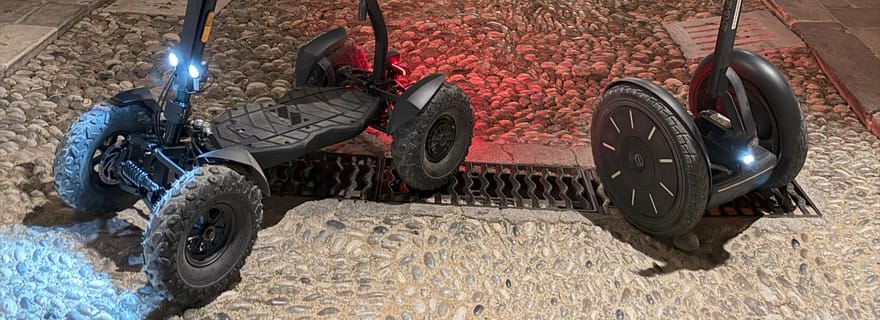 Rhodes : Rhodes de nuit : itinéraire en Segway