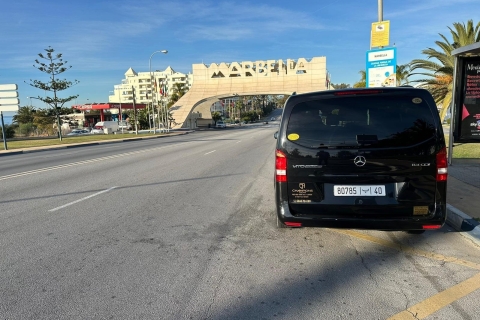 Transfert privé Vip de l'aéroport de Malaga à la frontière de Gibraltar