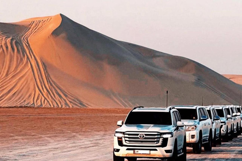 Doha:4x4 Desert Safari Adventure & Inland Sea/All Activities Private opation safari, inland sea Tour with Camel ride