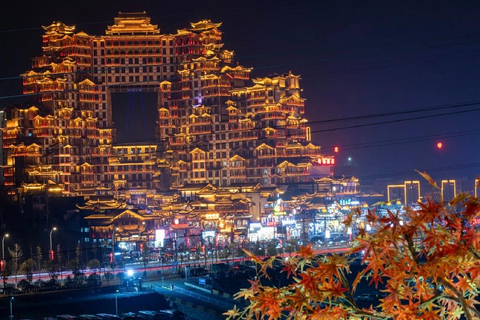 Zhangjiajie 72 Strange Towers Ticket Day or Night Package B Nighttime Ticket