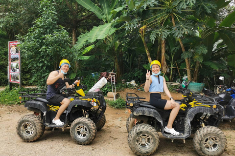 Phuket : ATV 1 ora. + Zipline 20 stazioni + Trasferimento dall&#039;hotel