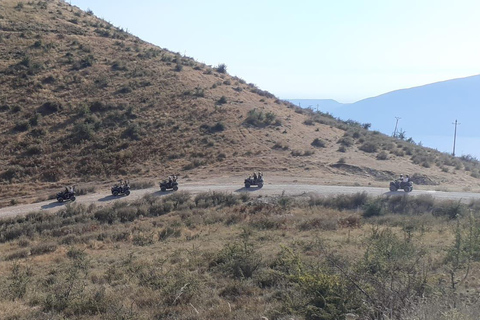 From Tirana: Bovilla Lake ATV Adventure (shared option) Tirana: Bovilla Lake Quad Adventure with Guide in 13:30
