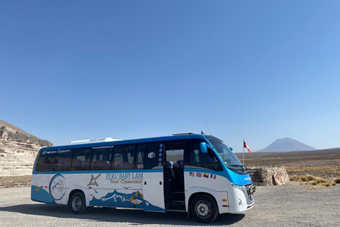 Bus transfer with connection from Colca to Puno