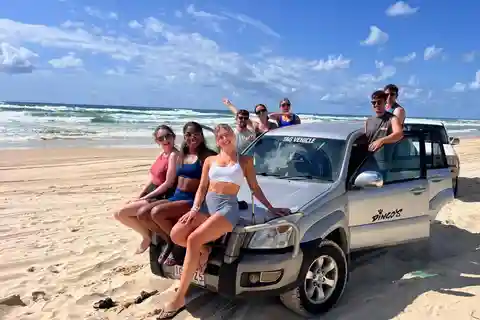Depuis Rainbow Beach : Circuit de 2 jours en 4x4 à K'gari (Fraser Island)