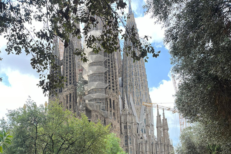 Best of Barcelona: Sagrada Familia & Park Guell with Pickup Group Tour in Spanish (Entry Fees Not Included)