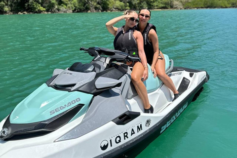 Excursión en moto acuática por la isla de Langkawi Parque Geoforestal de KilimPiloto único