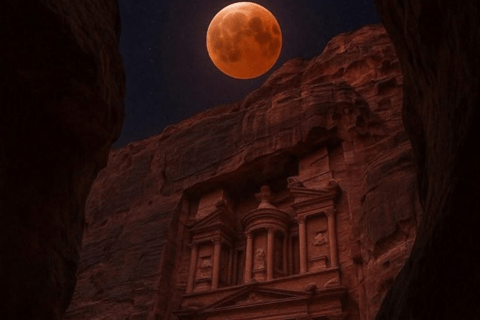 Amman: Wadi Rum Private Transfer, Jeep Tour, Dinner & Stay Amman:-Private Tour, 1 Day 1 Night, Petra, Wadi Rum, Return