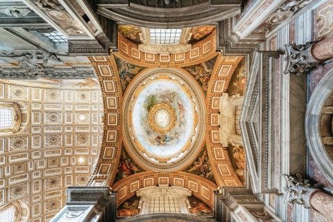 Rome : dôme basilique Saint-Pierre et grottes souterrainesVisite semi-privée en anglais