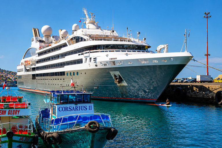 Santiago: Valparaíso Cruise Port Transfer & Vineyard Tour