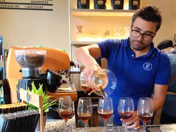 Kaffeeverkostung im DV Café Especial in La Candelaria