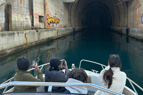 Kotor: Schnellbootfahrt zur Blauen Höhle und zur Muttergottes der Felsen