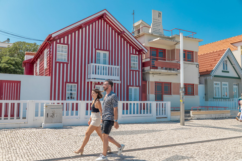 From Porto: Aveiro, Costa Nova and Válega Church Full Day Tour in Spanish Without Moliceiro Cruise