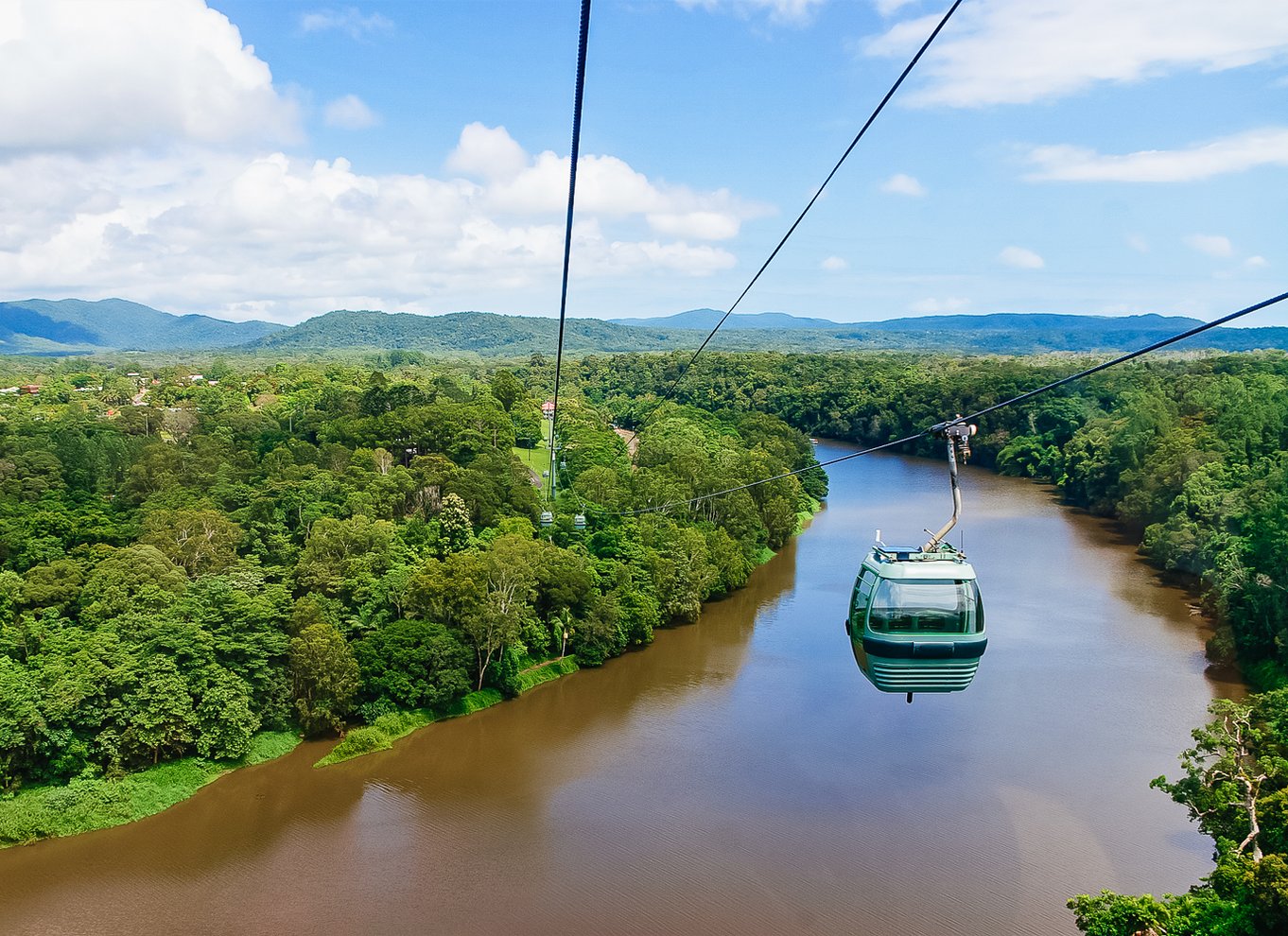 Fra Cairns: Selvguidet Kuranda-tur med tog og Skyrail