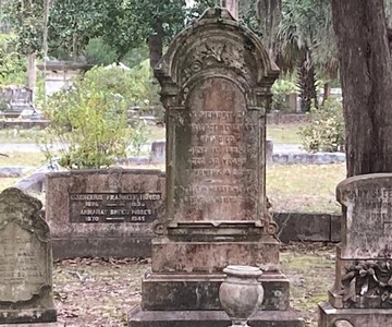 Savannah : visite guidée en voiturette de golf du cimetière de Bonaventure