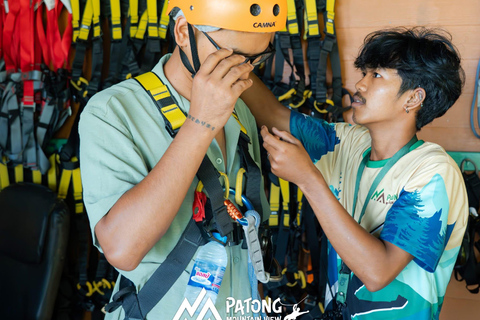 Phuket: Highest Zipline Adventure at Patong Mountain View ATV-1: 30 minutes ATV (Pick-up from Patong)