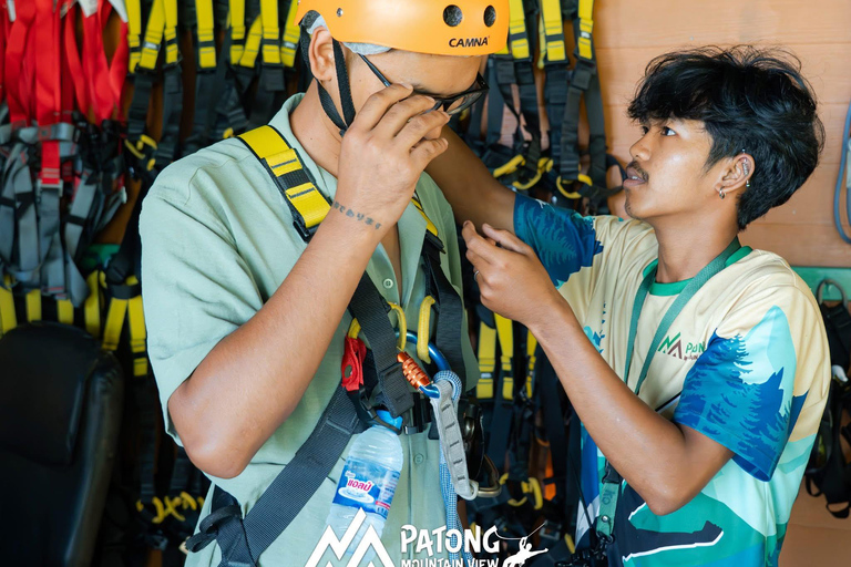 Phuket: Highest Zipline Adventure at Patong Mountain View ATV-1: 30 minutes ATV (Pick-up from Patong)
