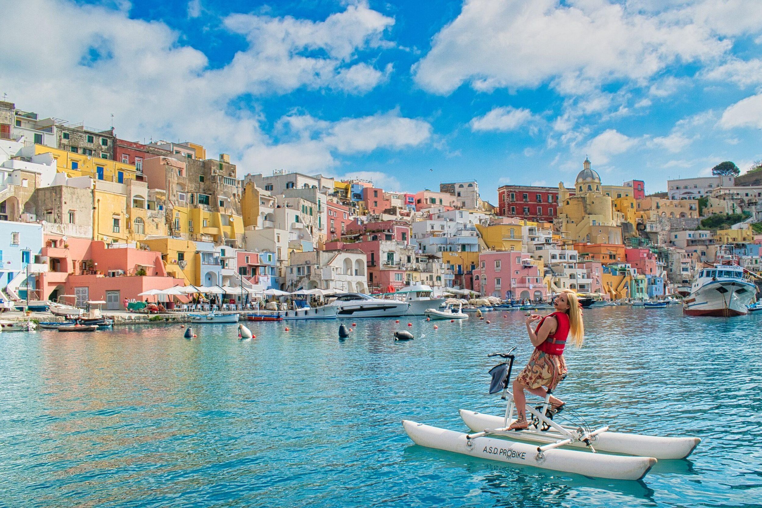 Exklusive Waterbike-Tour auf Procida