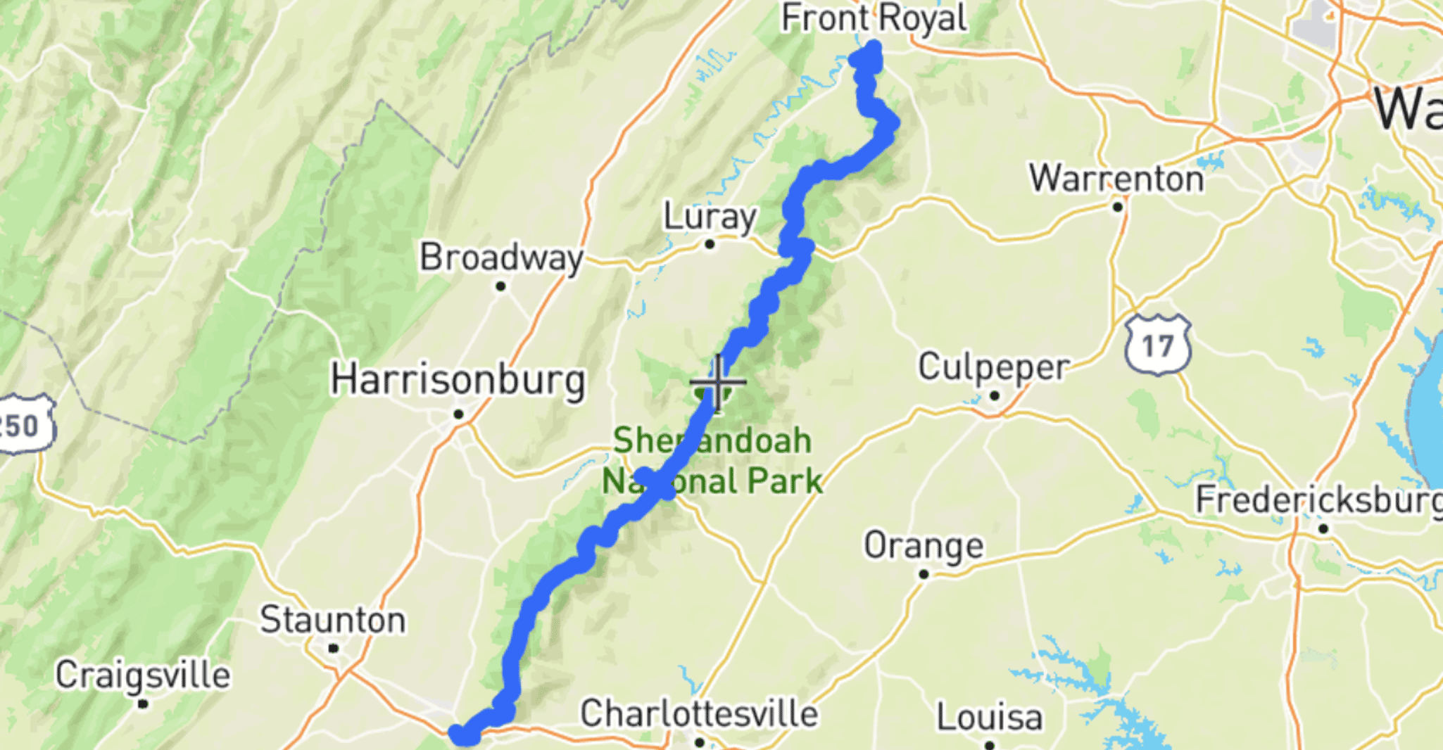 Shenandoah, tour audio autoguidato - Hizvo