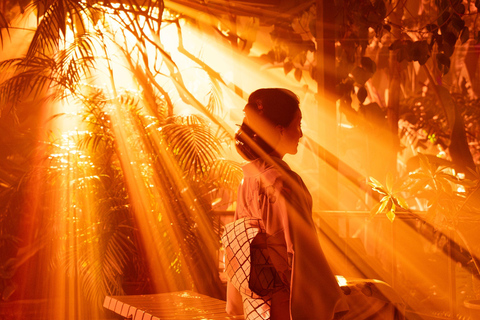 Kioto: Light Cycles autorstwa Moment Factory z wypożyczeniem yukatyKioto: Light Cycles autorstwa Moment Factory z wypożyczalnią yukaty