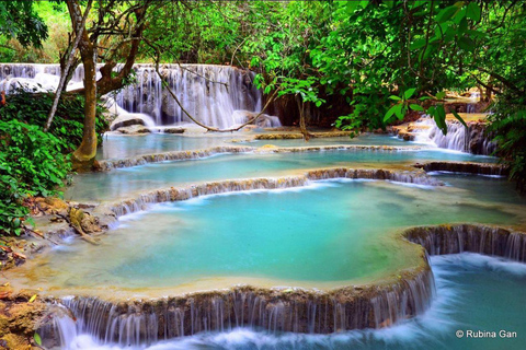 Luang Prabang to Kuang Si Waterfall Shared Minivan Ticket Kuang Si Waterfall Shared Minibus Ticket