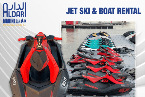 Doha, Qatar. old doha port "Jetski and jet boat rentals".