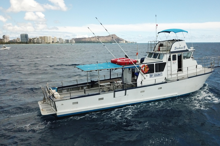 Aventura de pesca de fondo de 3 horas en Honolulu