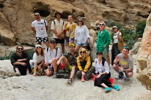 From Muscat: Wadi Shab & Bimah Sinkhole Adventure