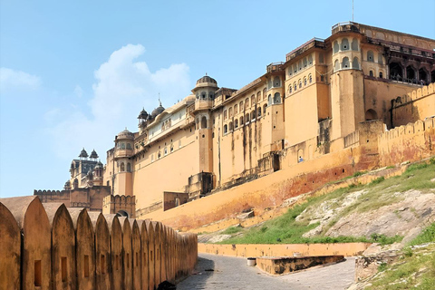 Jaipur: Amber Fort Heritage Walking Tour with Guide Guided Tour with Entrance Fee, Pickup, and Drop-Off Included