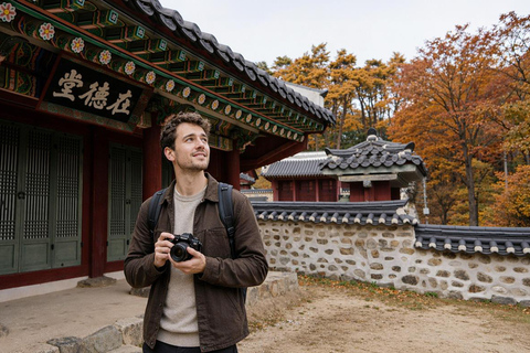 Seoul: Hwadam Forest & Namhansanseong & Korean Folk Village Private Tour (1-8 people Max)