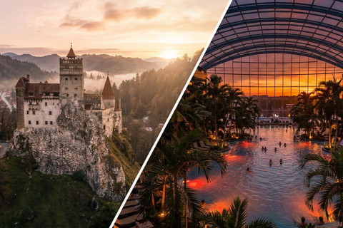 Bucharest: Bran & Peles Castle + Therme Spa -20% Combo Pack MINIVAN-Peles, Dracula Castles Brasov & 2nd Therme Bucharest
