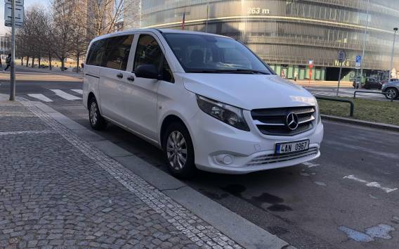 Flughafen Prag: Privater Transfer ins Stadtzentrum mit dem Minivan