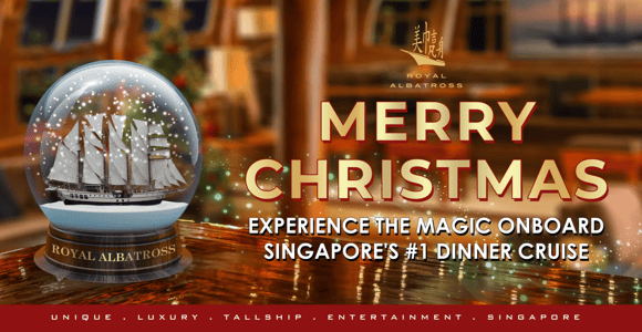 Singapore: Christmas Dinner Cruise on Royal Albatross