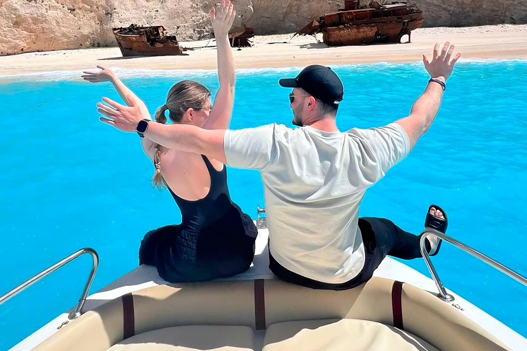 Zakynthos: Shipwreck and Caves Boat Rental Without Skipper Zakynthos: Shipwreck and caves private boat without captain