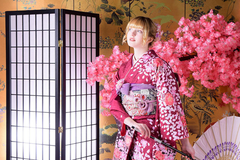 Servizio fotografico in kimonoFotografia in interni in kimono