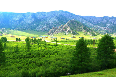 Genghis Khan Statue and Terelj National Park Aryabal Temple