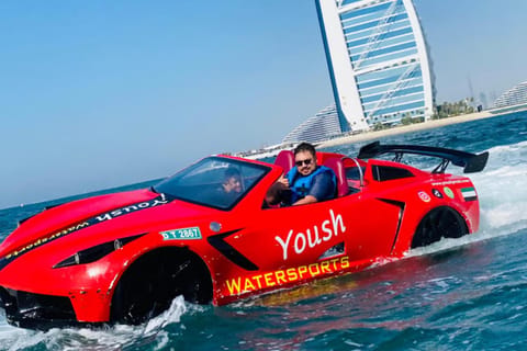 Dubai: 30-Min Jet Ski and 30-Min Jet Car Burj Al Arab Adventure