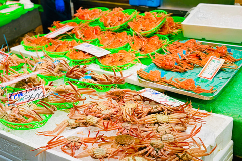 Kanazawa: 2-Hour Private Tour of Omicho Market with Tastings Not Included Food Tasting Expense