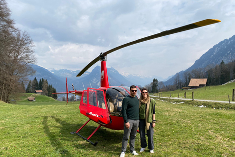 Meielisalp: Helicopter Flight with Stopover for a Swiss Meal