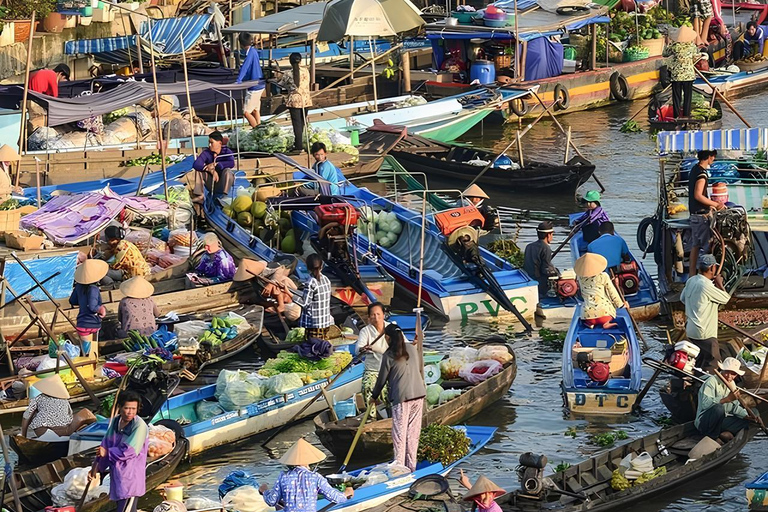 Hochiminh: Mercato galleggiante di Cai Rang e Delta del Mekong 1 giorno