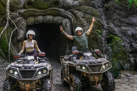 Bali: Waterval Gorilla Grot ATV Tocht en Ubud Rafting TochtSolo 250cc, Gorilla Grot ATV &amp; Ayung Rafting - Geen Transfers