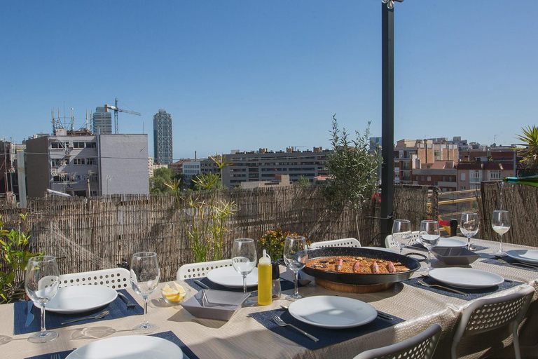 Autentyczna paella i sangria klasy premium na designerskim dachuAutentyczna paella i sangria w oszałamiającym lofcie na dachu