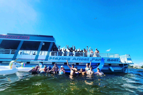 Croisière sur l'île avec baignade dans les bancs de sable à Ft. LauderdaleFort Lauderdale : Sandbar Party Boat