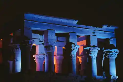 Assuan: Ton- und Lichtshow am Philae-Tempel mit Transfer